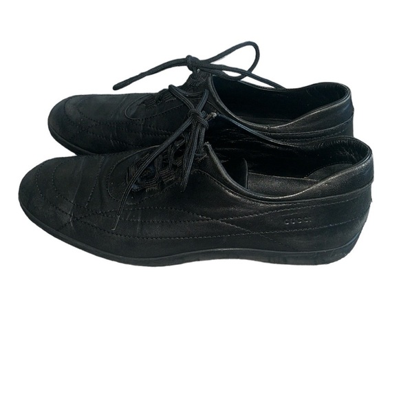Gucci men’s leather black low trainers Size 8 - Picture 1 of 12